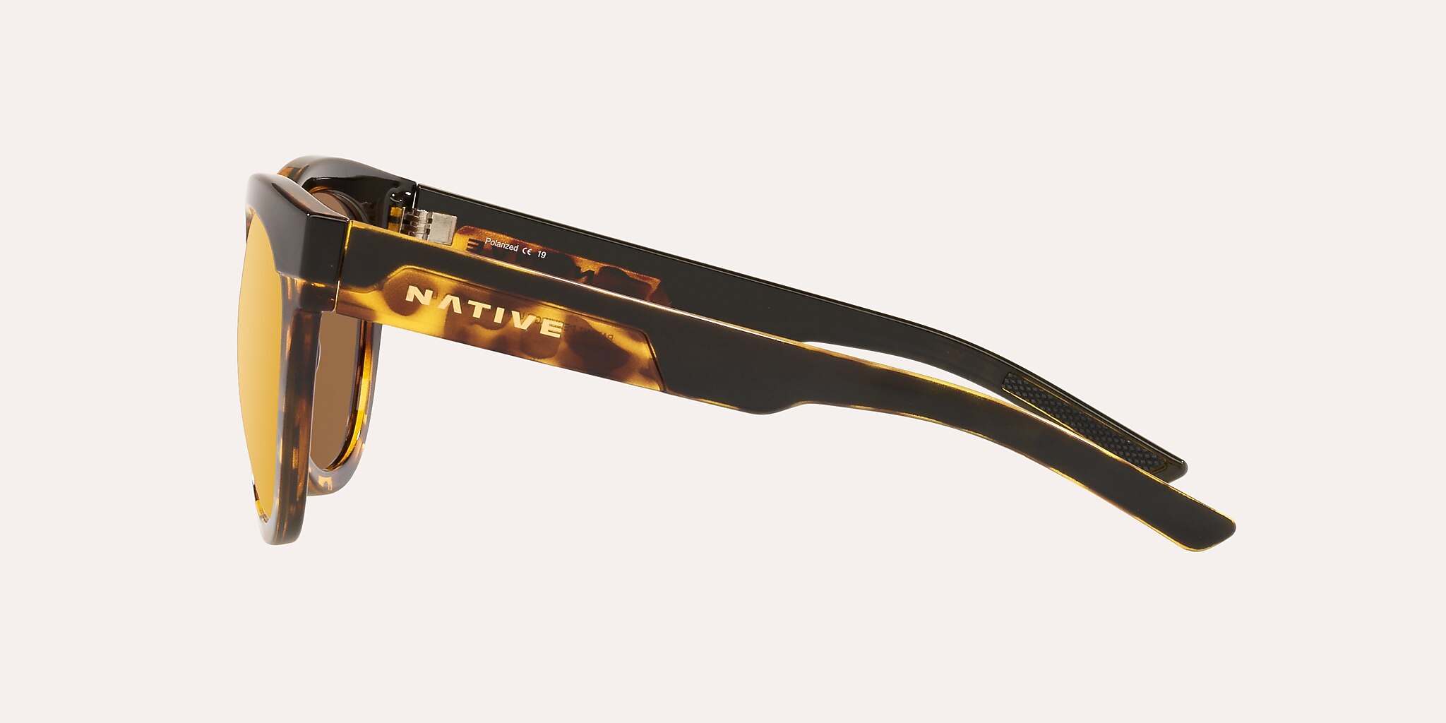 Sunglasses Native La Reina L (55-20) with Bronze Reflex lens and Black/Tortoise frame Image 3 of 4