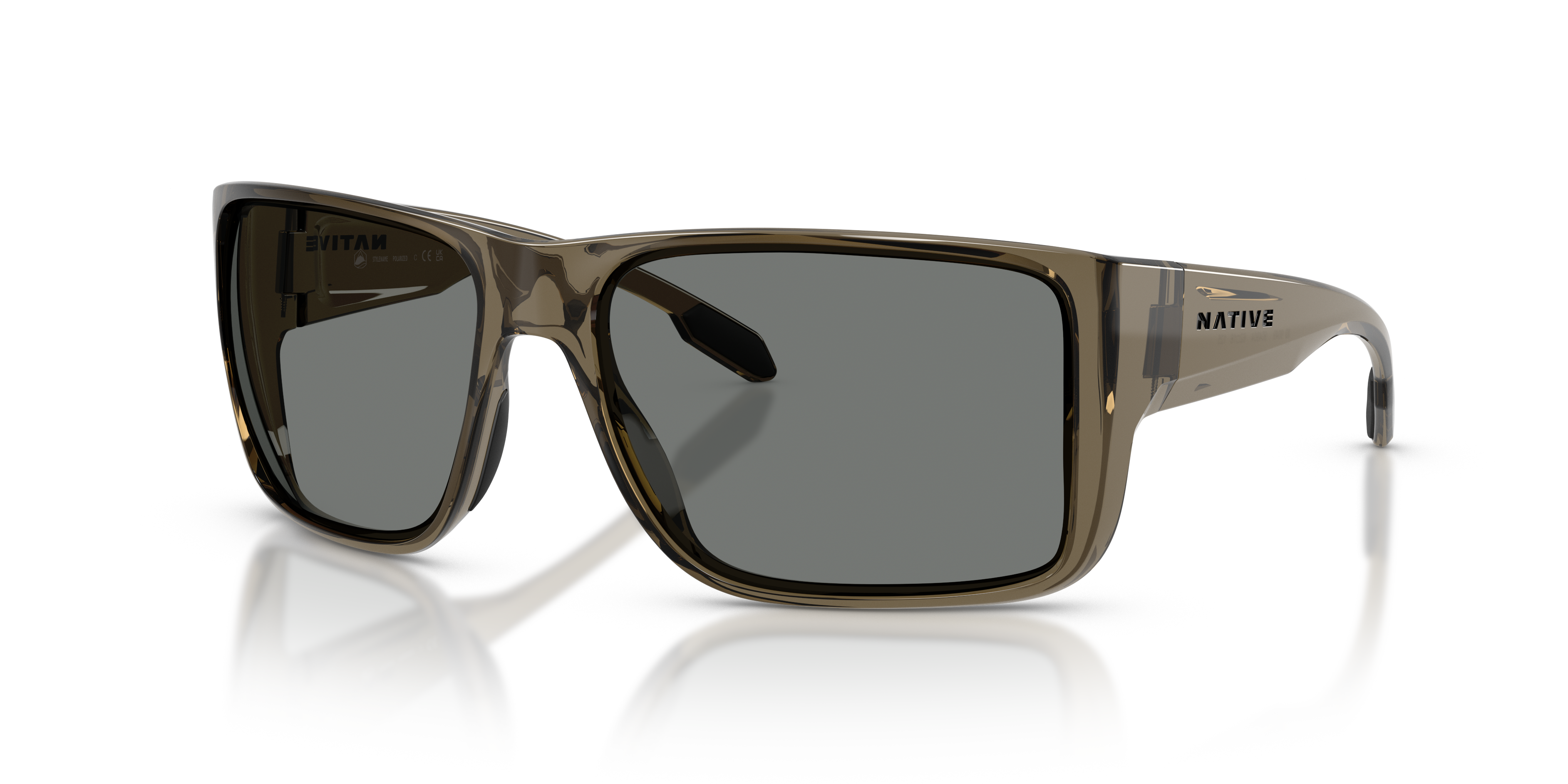 洋楽 BADLANDS Badlands XL Sunglasses Grey Polarized | Native Eyewear®