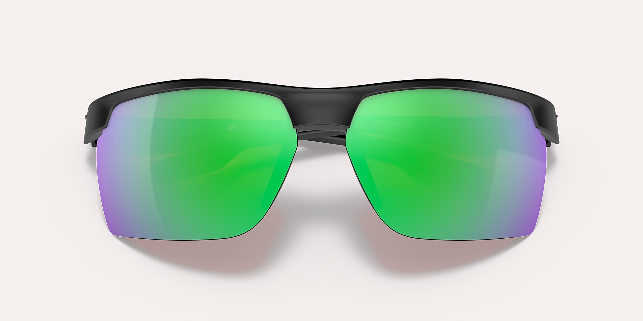 Sunglasses Native Ridge-Runner XL (68-09) with Green Reflex lens and Matte Black frame Image 5 of 5
