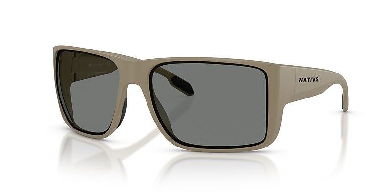 Badlands XL Sunglasses Grey Polarized | Native Eyewear®