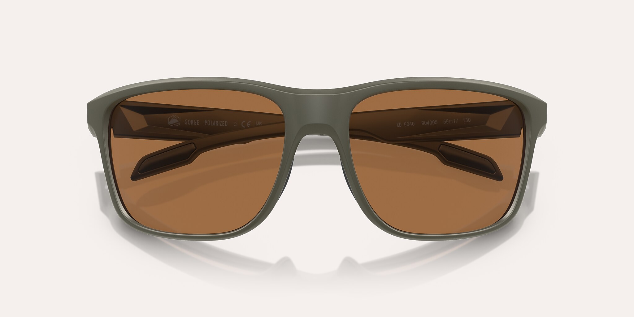 Lunettes de soleil Native Gorge L (59-17) avec Brun verre et Olive mat monture Image 5 de 5