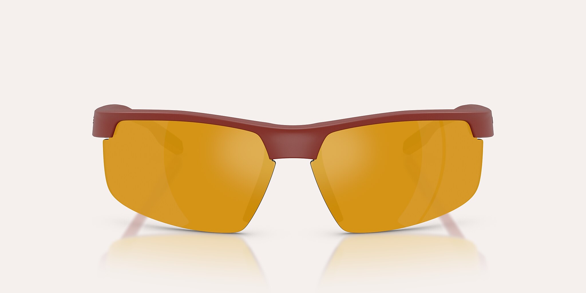 Sunglasses Native Ridge-Runner Crest XL (69-09) with Bronze Reflex Polarized lens and Red frame Image 2 of 6