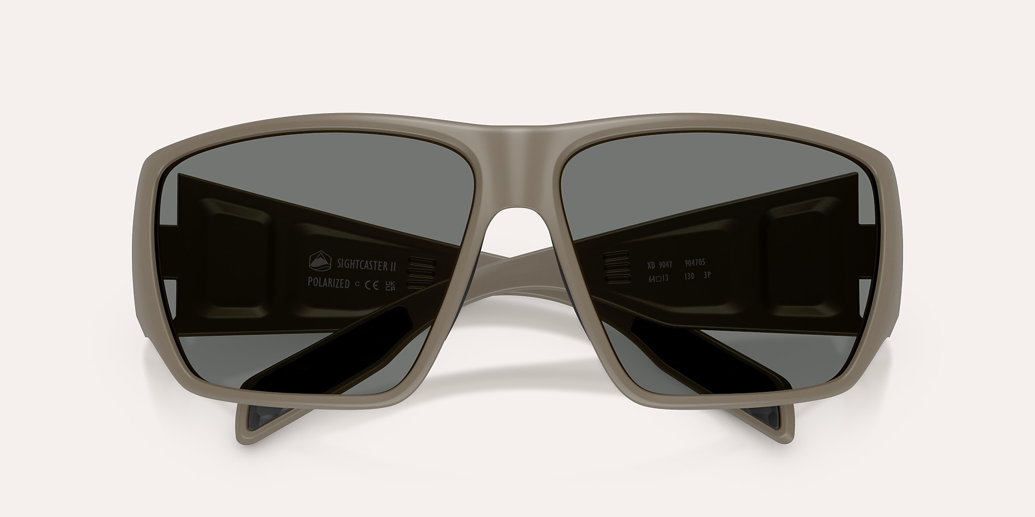 Lunettes de soleil Native Sightcaster II L (64-13) avec Gris Polarisant verre et Désert Havane mat monture Image 5 de 6