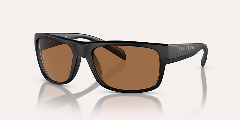 Sunglasses Native Ashdown M (59-17) with Brown lens and Matte Black frame Image 1 of 5