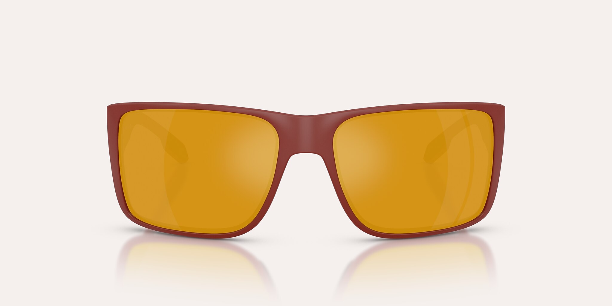 Sunglasses Native Badlands M (58-16) with Bronze Reflex Polarized lens and Red frame Image 2 of 6