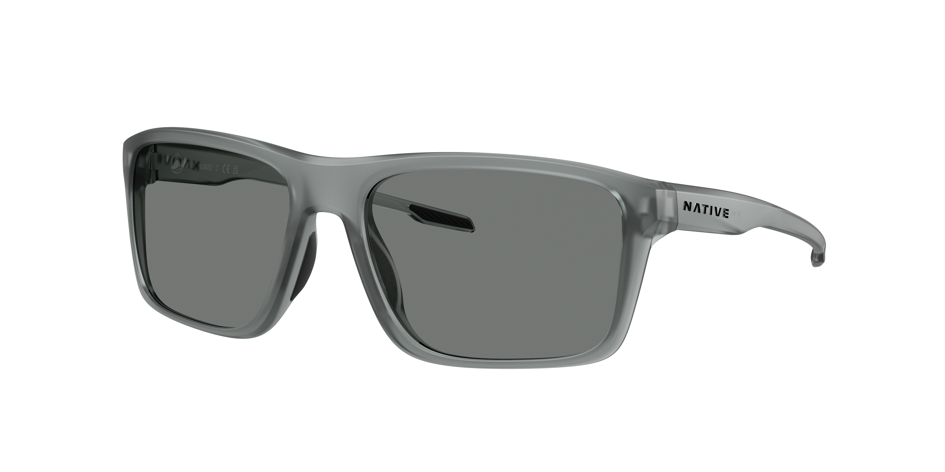 Targhee Square Sunglasses Grey Polarized | Native Eyewear®