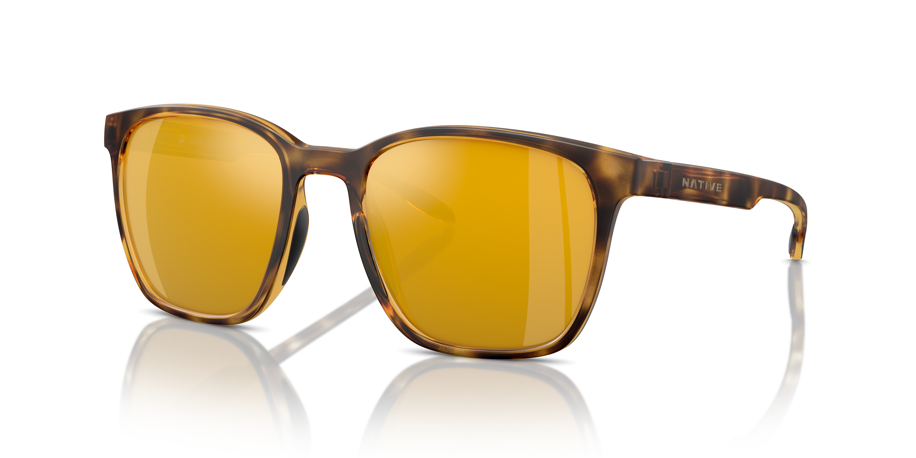 Targhee Square Sunglasses Bronze Reflex Polarized | Native Eyewear®