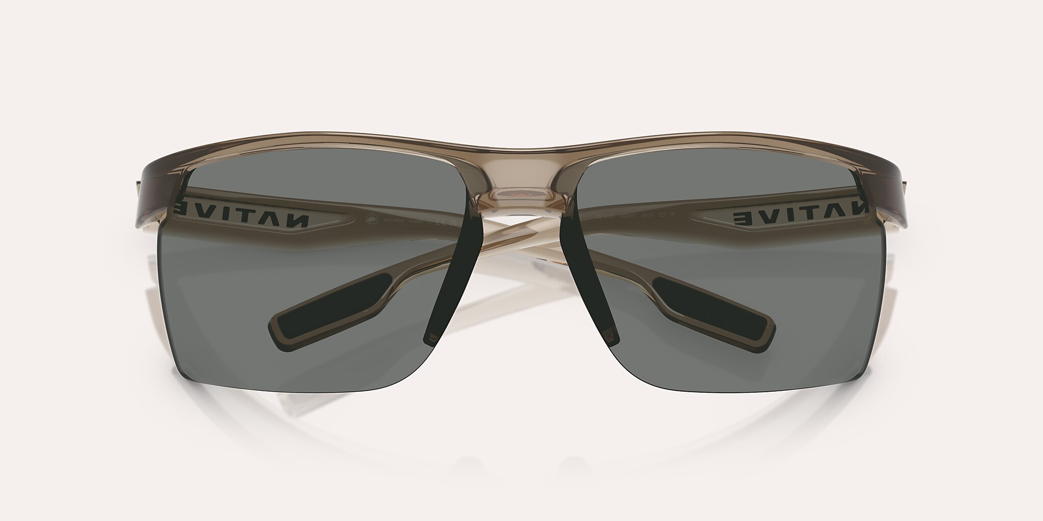 Sunglasses Native Ridge-Runner XL (68-09) with Grey Polarized lens and Smokey Quartz frame Image 5 of 5