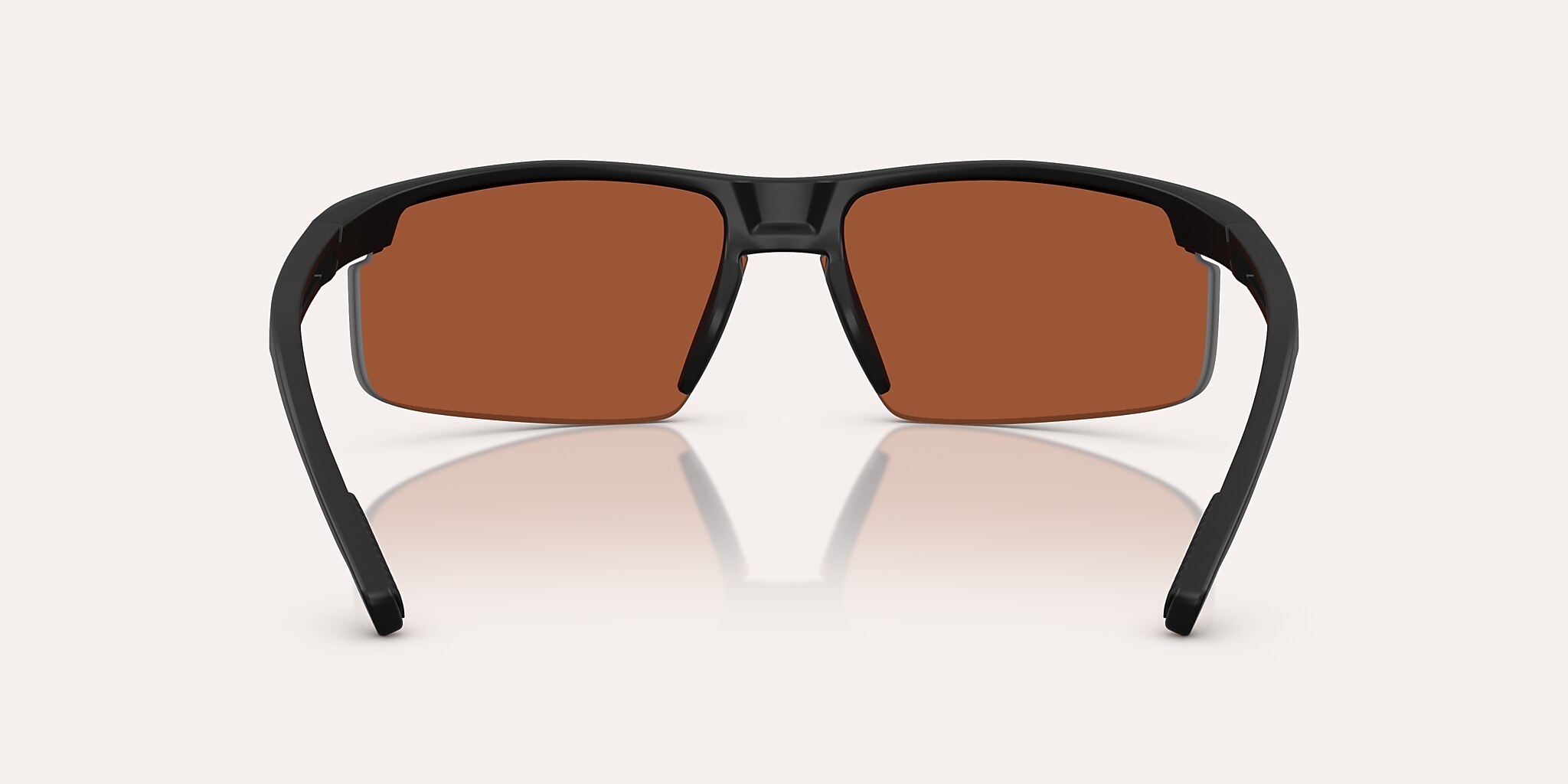 Sunglasses Native Ridge-Runner Crest XL (69-09) with Green Reflex Polarized lens and Matte Black frame Image 4 of 6