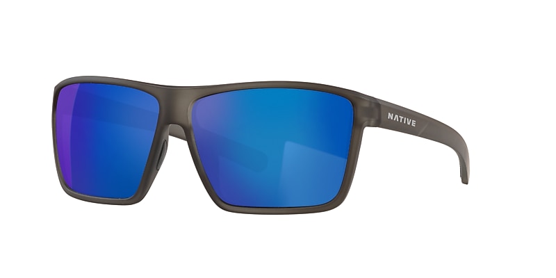 Wells XL Sunglasses Blue Reflex | Native Eyewear®