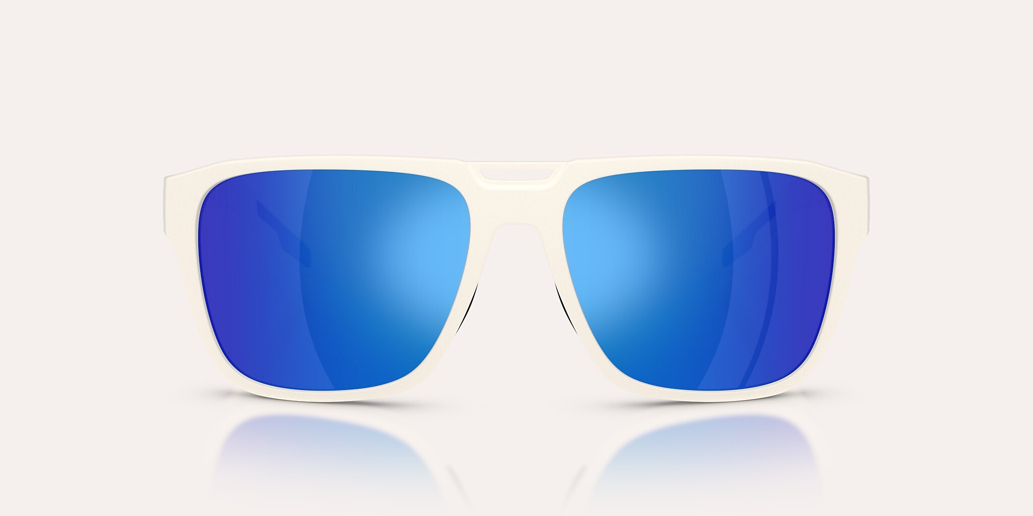 Sunglasses Native Mammoth XL (57-16) with Blue Reflex Polarized lens and Cloudveil White frame Image 2 of 5
