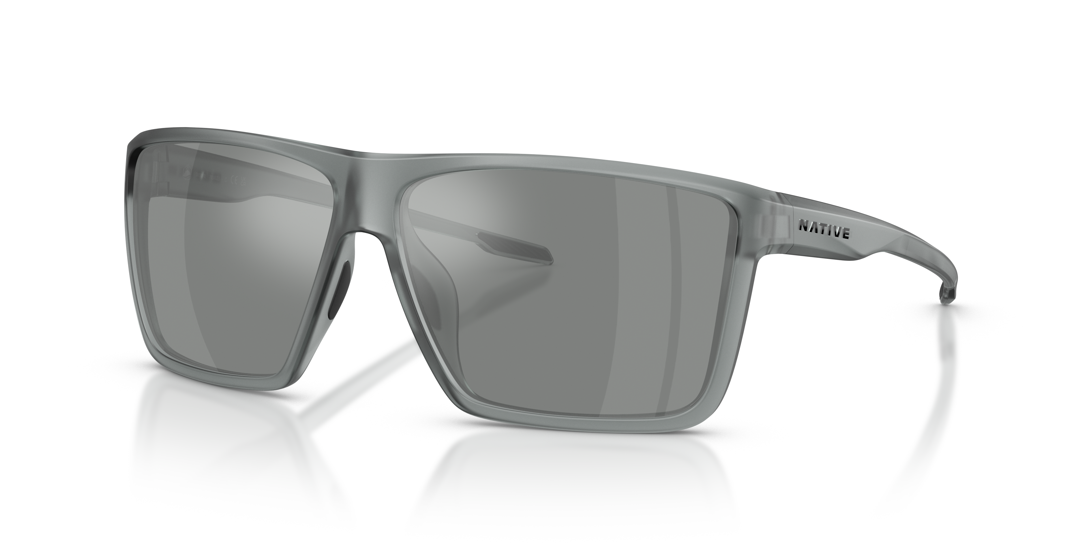 Tavern XL Sunglasses Silver Reflex Polarized | Native Eyewear®