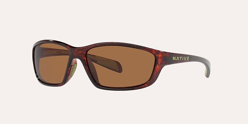 Sunglasses Native Kodiak S (61-15) with Brown lens and Maple Tortoise frame Image 1 of 4