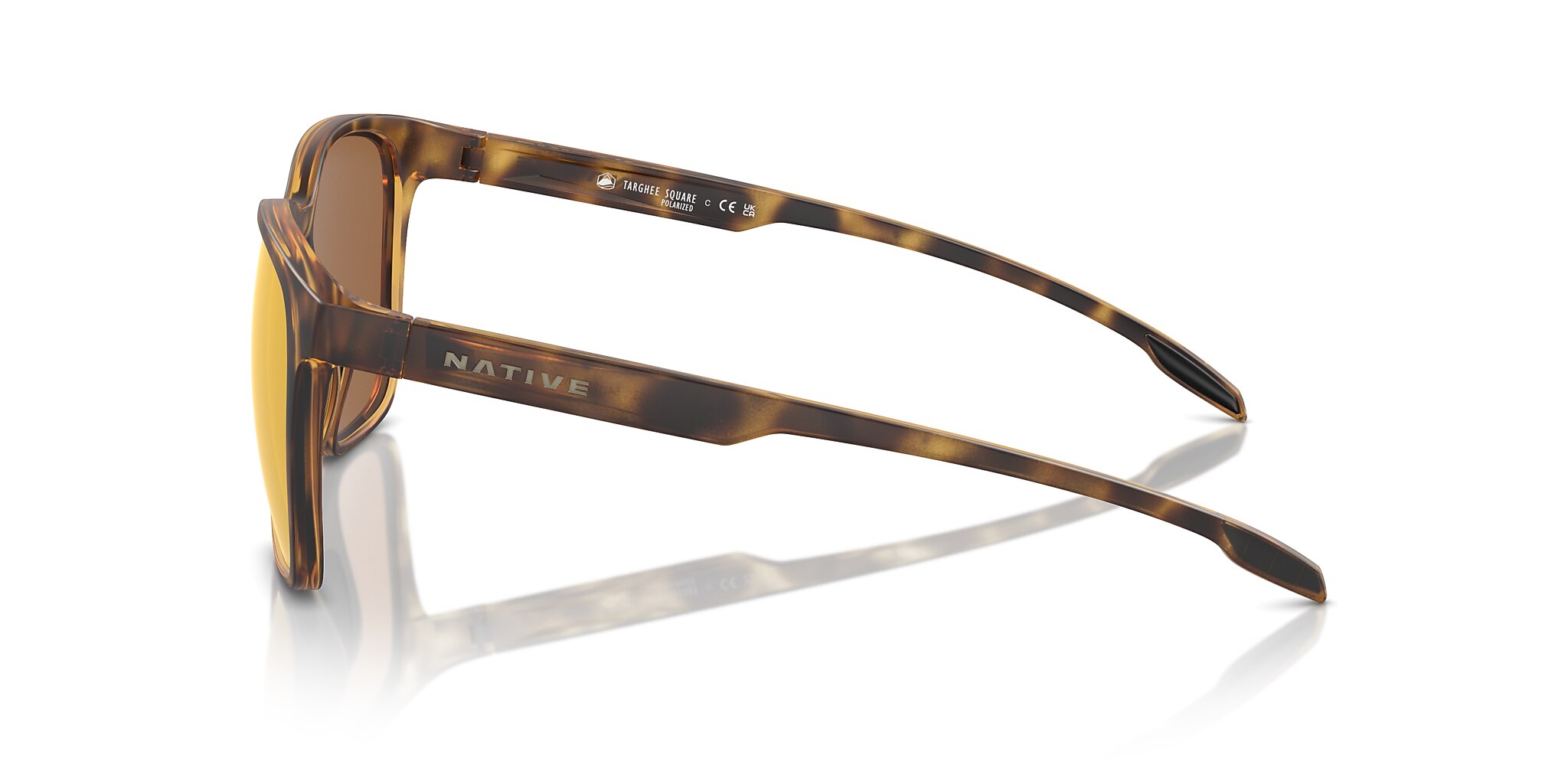 Targhee Square Sunglasses Bronze Reflex Polarized | Native Eyewear®