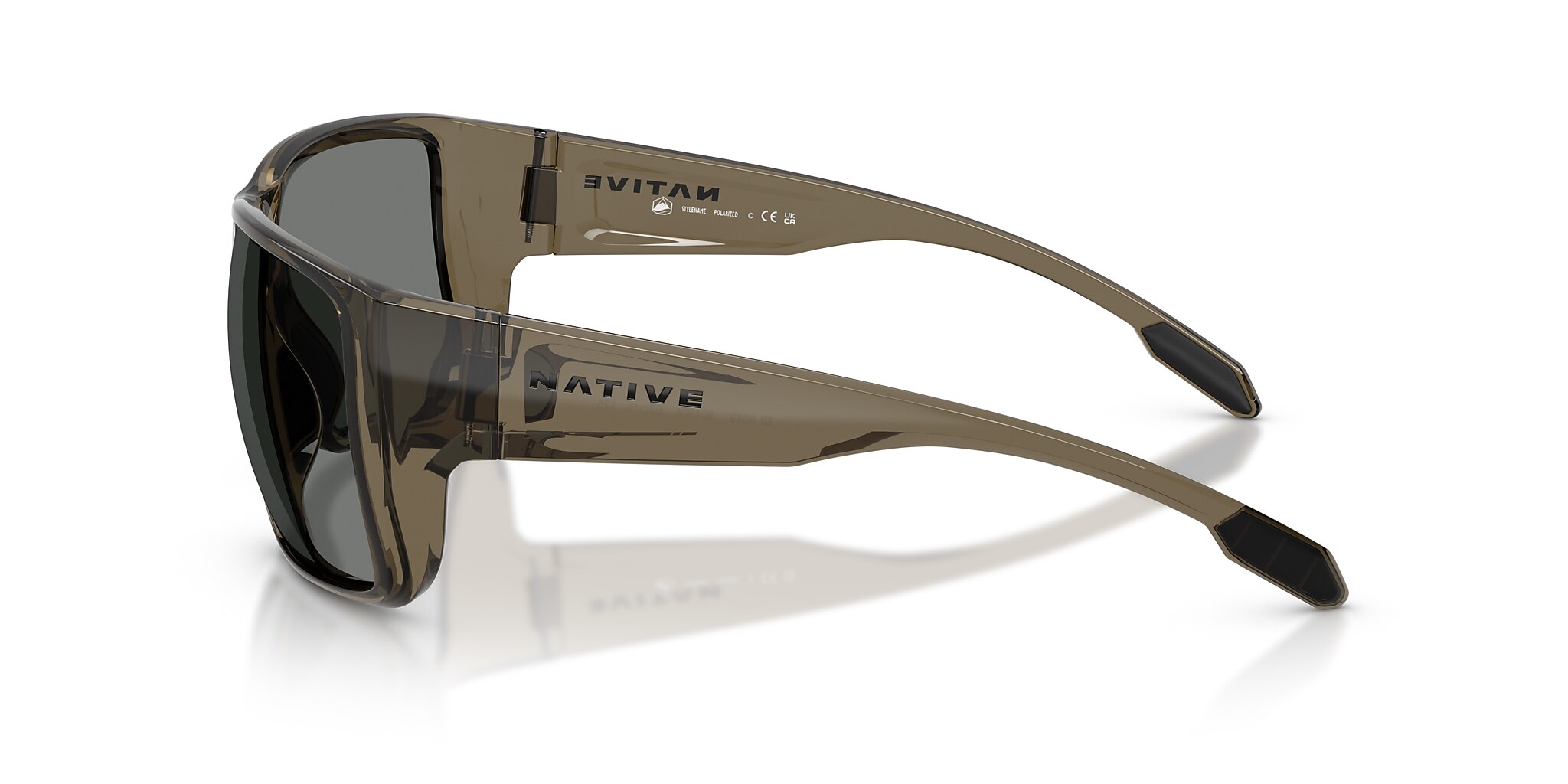 Badlands XL Sunglasses Grey Polarized | Native Eyewear®