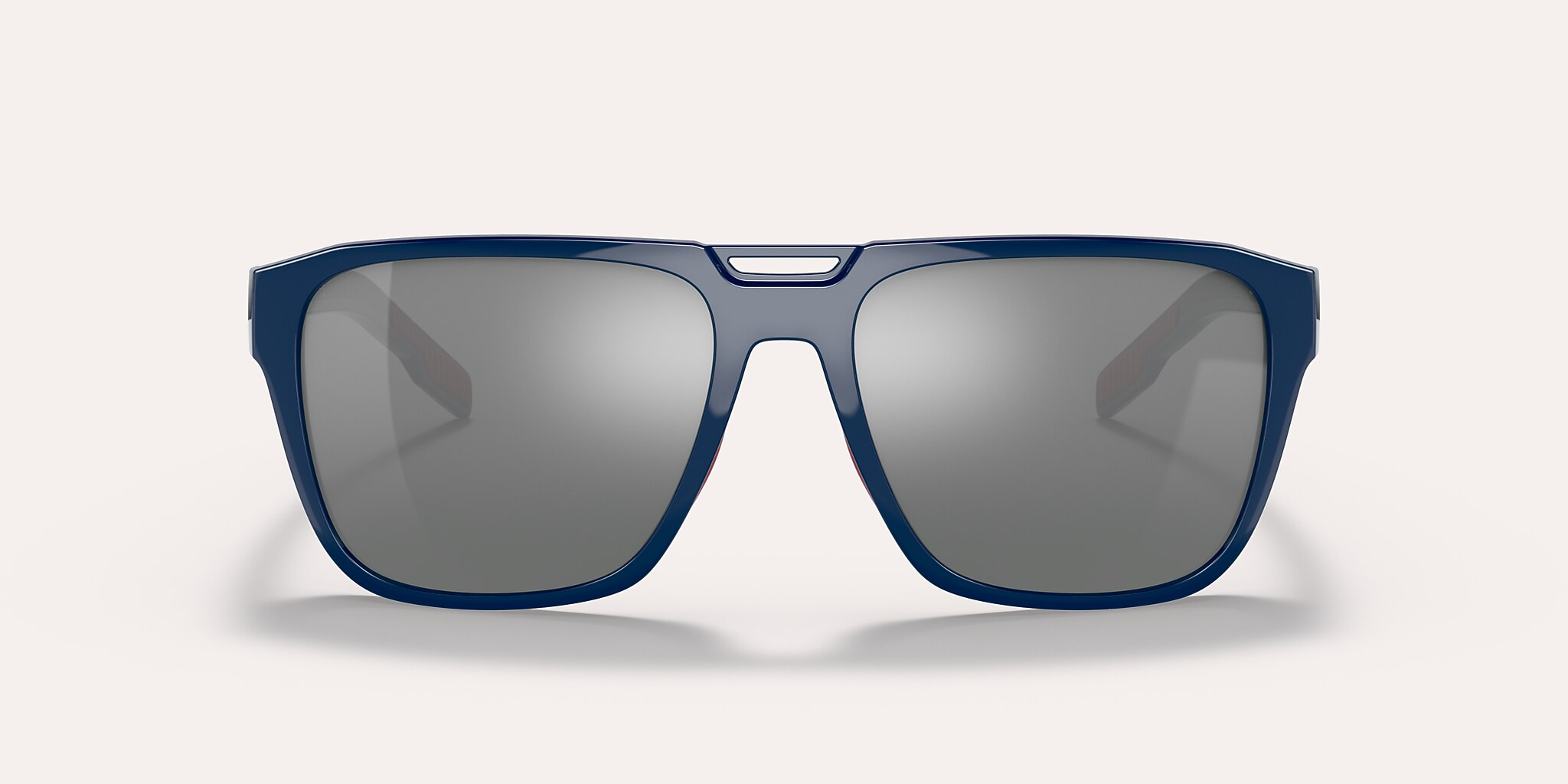 Lunettes de soleil Native Mammoth XL (57-16) avec Reflet argenté verre et Mountaineering Bleu monture Image 2 de 5