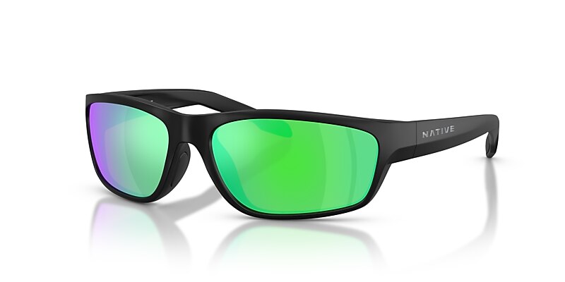 Craggy Sunglasses Green Reflex Polarized | Native Eyewear®